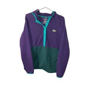 L.L. Bean Purple and Green Sweatshirt